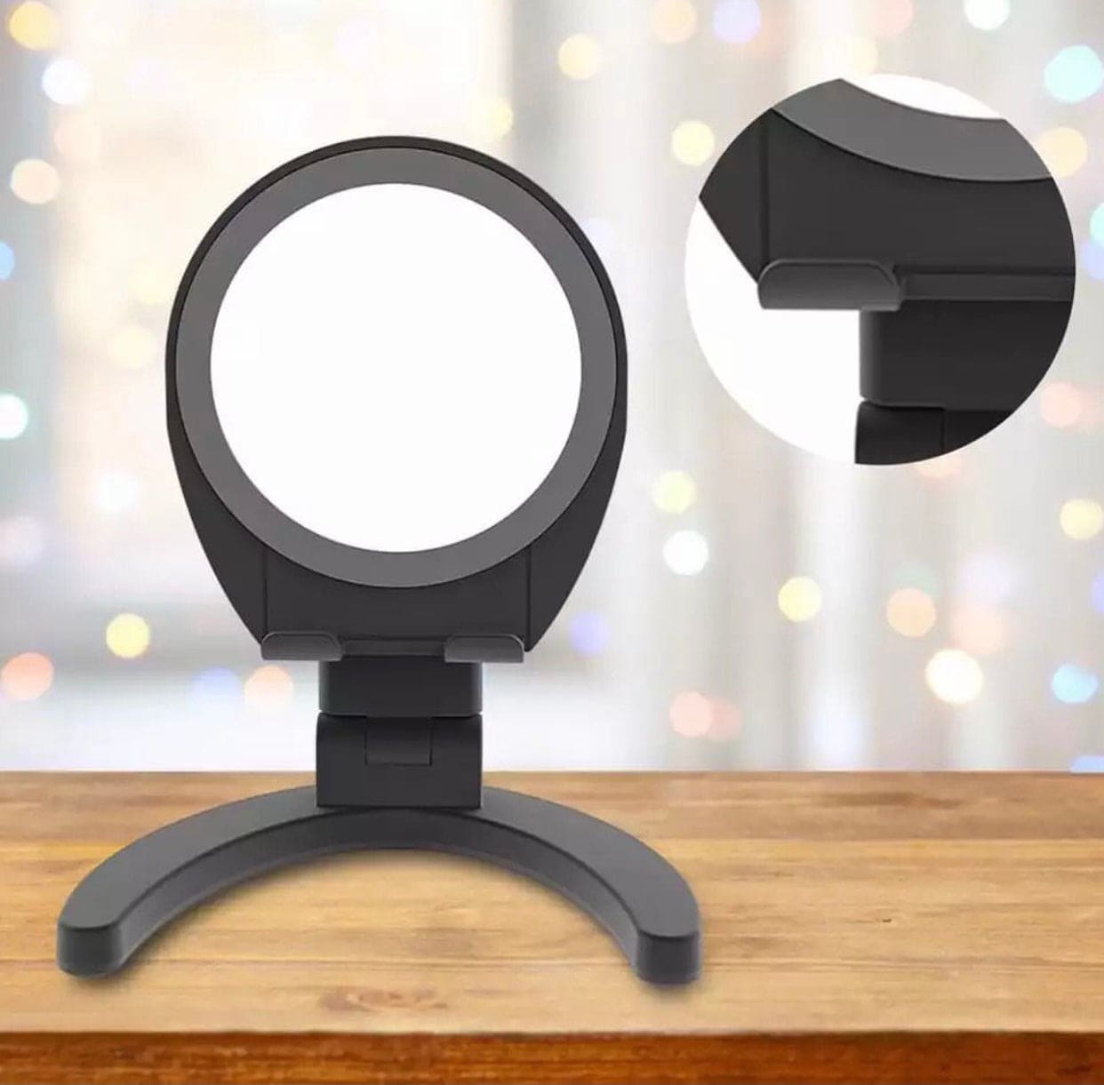 Foldable Desktop Phone Tablet Holder With Mirror, Foldable Support Desk Mobile Phone Holder Stand, Adjustable Desk Phone Holder With Make-up Mirror, Portable Design Mobile Phone Holder Foldable Desktop Phone Tablet Holder With Mirror, Foldable Support Desk Mobile Phone Holder Stand, Adjustable Desk Phone Holder With Make-up Mirror, Portable Design Mobile Phone Holder